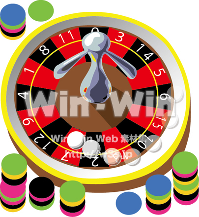 ルーレットのCG・イラスト素材 W-010379