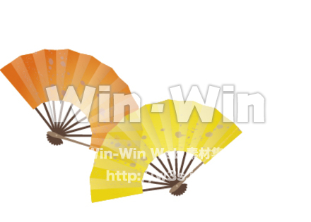 扇子のCG・イラスト素材 W-010068