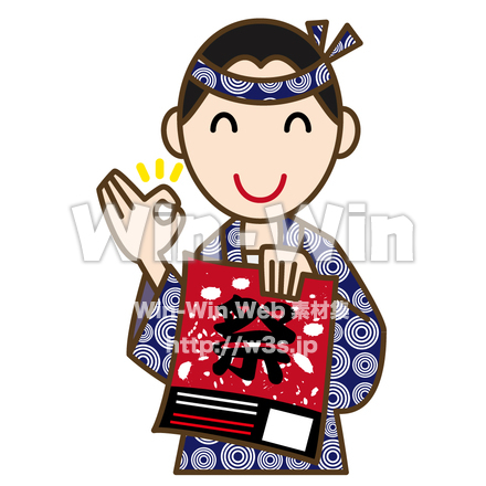 祭りの女性のCG・イラスト素材 W-010631