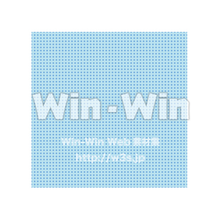 ドット柄（ブルー）のCG・イラスト素材 W-010606