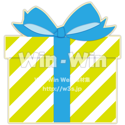 プレゼントボックスのCG・イラスト素材 W-010349