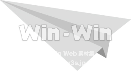 紙ひこうきのCG・イラスト素材 W-010174