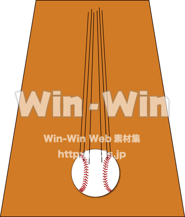 転がるボールのCG・イラスト素材 W-010078