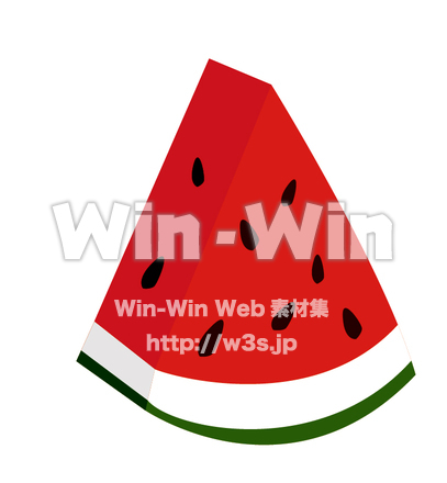 スイカのCG・イラスト素材 W-010173
