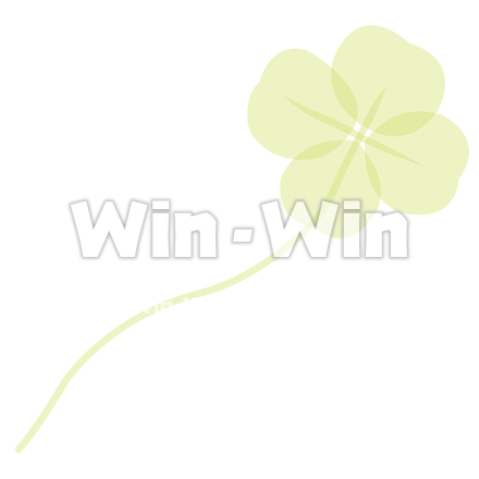 四つ葉のクローバーのCG・イラスト素材 W-011038