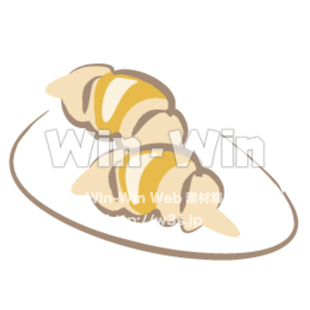 クロワッサンのCG・イラスト素材 W-011773