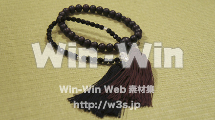 数珠の写真素材 W-011248