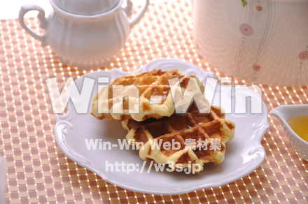 ワッフルの写真素材 W-011697