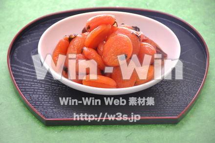 杏の梅しそ漬けの写真素材 W-013003