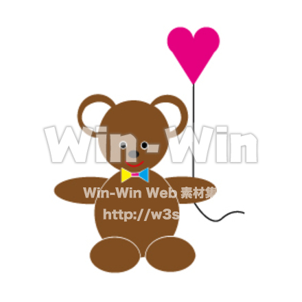 くまちゃんのCG・イラスト素材 W-012614