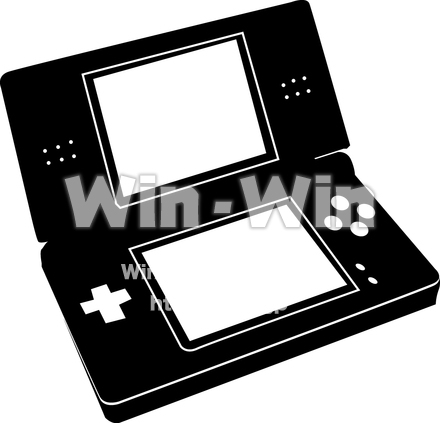 ゲーム機のシルエット素材 W-013877
