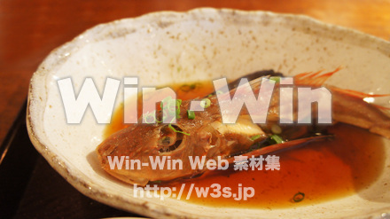 ほうぼうの煮付の写真素材 W-013981