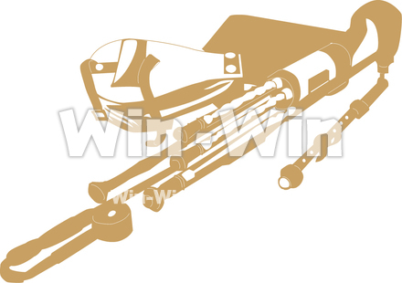 イリアン•パイプスのシルエット素材 W-013123