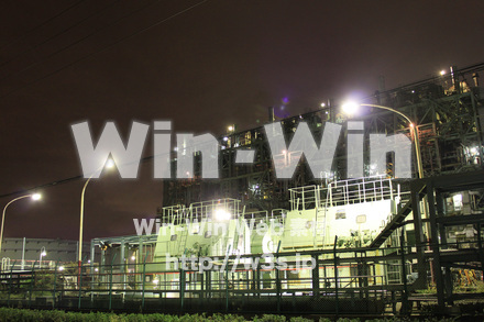 工場夜景の写真素材 W-013601