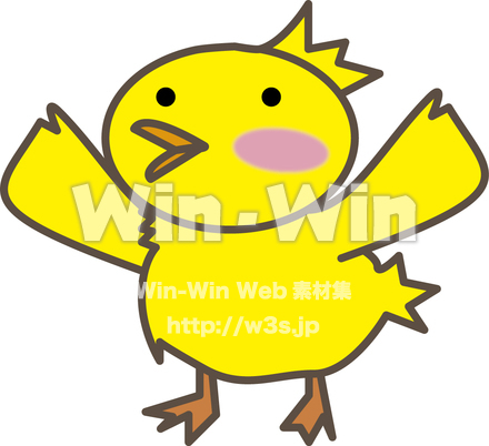 ひよこのCG・イラスト素材 W-012453