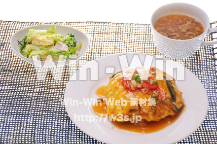 かに玉の写真素材 W-012909