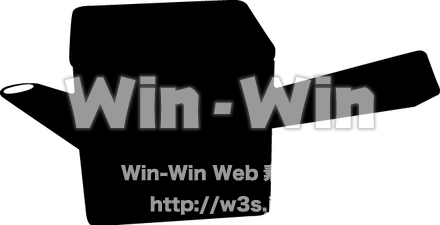 湯筒のシルエット素材 W-013953