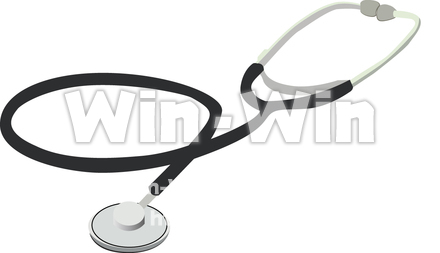 聴診器のCG・イラスト素材 W-013104