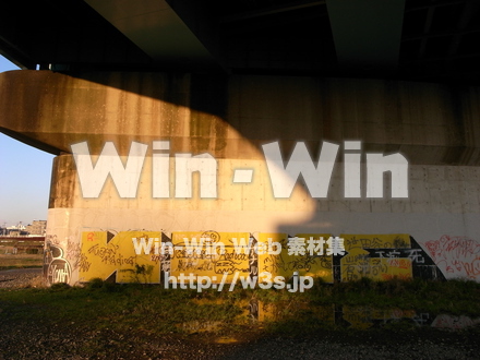 多摩川河原の写真素材 W-013539