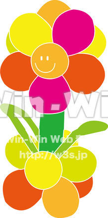 バルーンアートのシルエット素材 W-013141