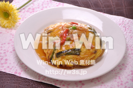 かに玉の写真素材 W-012912