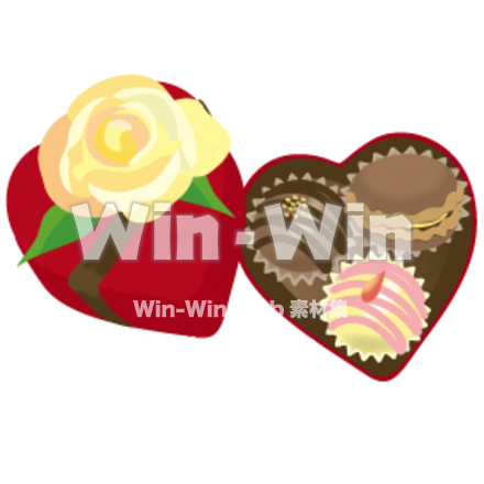 チョコレート詰め合わせ　プレゼントのCG・イラスト素材 W-013440