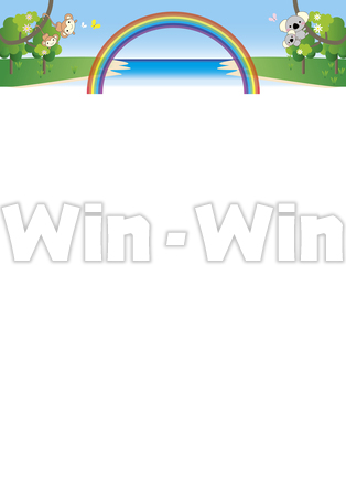 南国A4テンプレートのCG・イラスト素材 W-012462