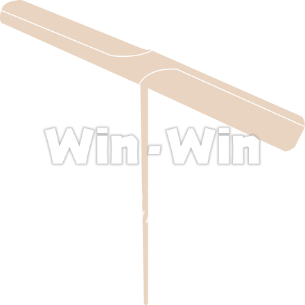 竹とんぼのシルエット素材 W-013146