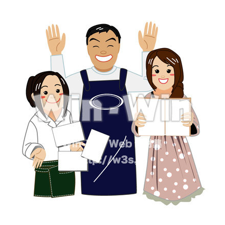 win-win web素材集パンフレット用イラストのCG・イラスト素材 W-012794