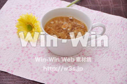 オニオンスープの写真素材 W-012954