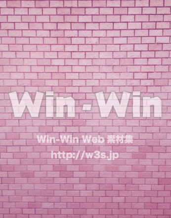 レンガの写真素材 W-013108