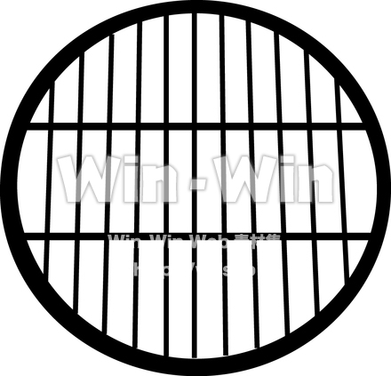 和窓のシルエット素材 W-013977