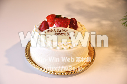 バースディケーキの写真素材 W-012654