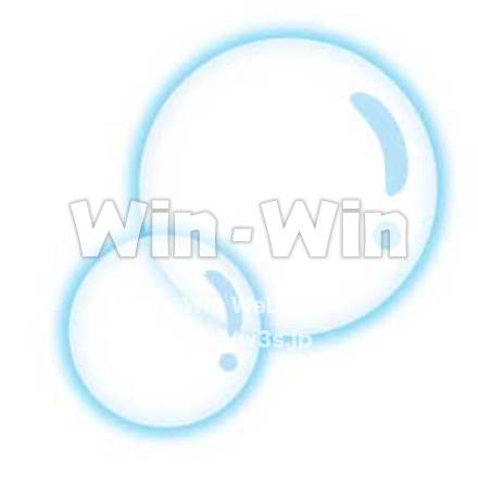 シャボン玉のCG・イラスト素材 W-012879