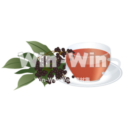 中国茶のCG・イラスト素材 W-013435