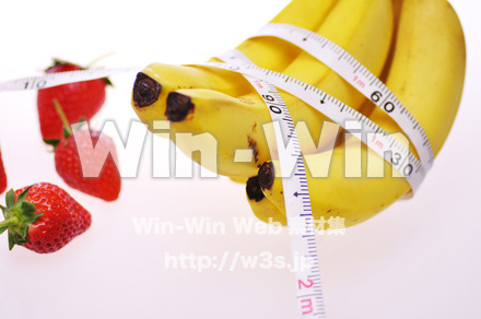 バナナといちごの写真素材 W-013758