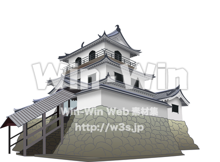 城のCG・イラスト素材 W-012194