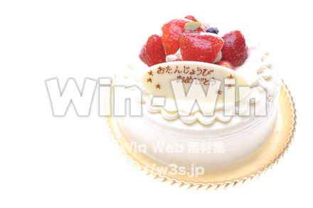 バースディケーキの写真素材 W-012651