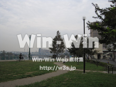 多摩川見晴らし公園の写真素材 W-012580