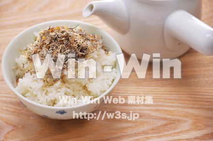 ねこんぶのお茶漬けの写真素材 W-012983