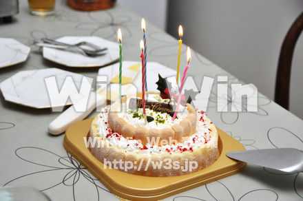 クリスマスケーキの写真素材 W-012660