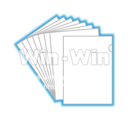 クリアファイルのCG・イラスト素材 W-013720