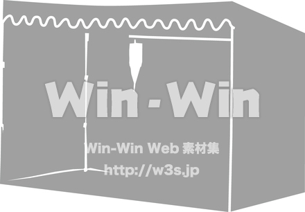 テントのシルエット素材 W-013168