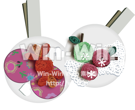 ペーパークイリングのCG・イラスト素材 W-012664