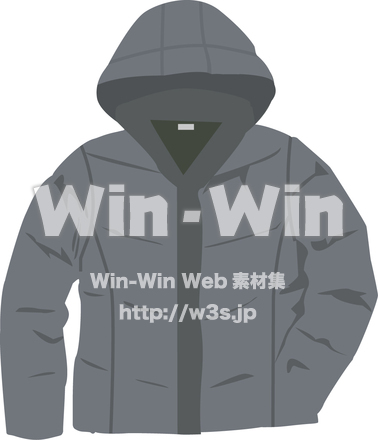 ダウンジャケットのCG・イラスト素材 W-012475