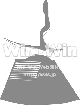 岡本かのこ文学碑のシルエット素材 W-013136