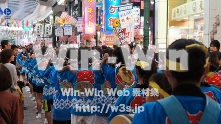 阿波踊りの写真素材 W-012104