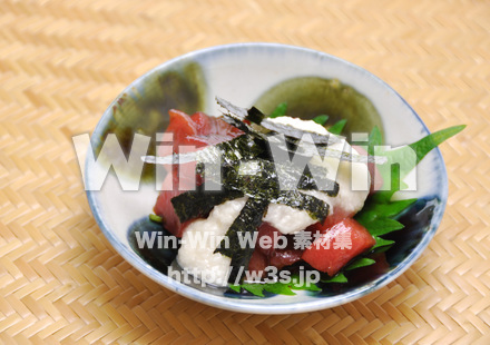 まぐろの山かけの写真素材 W-015792