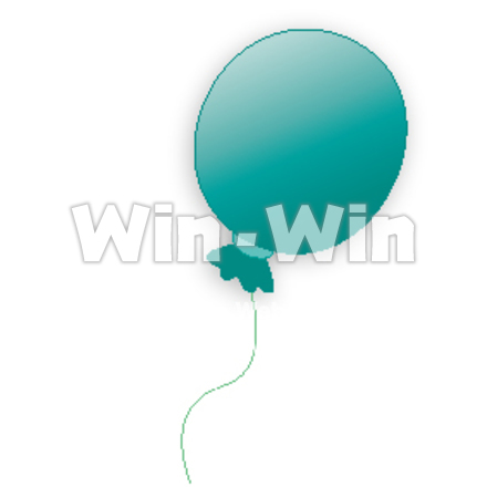 風船　バルーンのCG・イラスト素材 W-014736