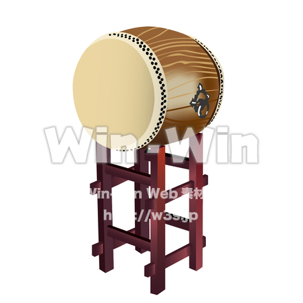 和太鼓のCG・イラスト素材 W-015637